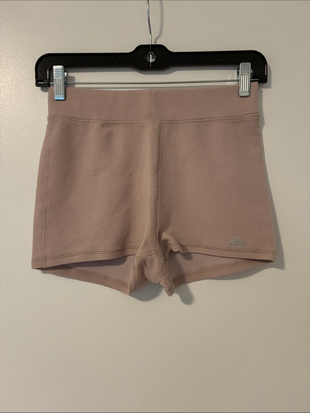 Alo Yoga Microwaffle Pleasant Boyshort Light Pink
